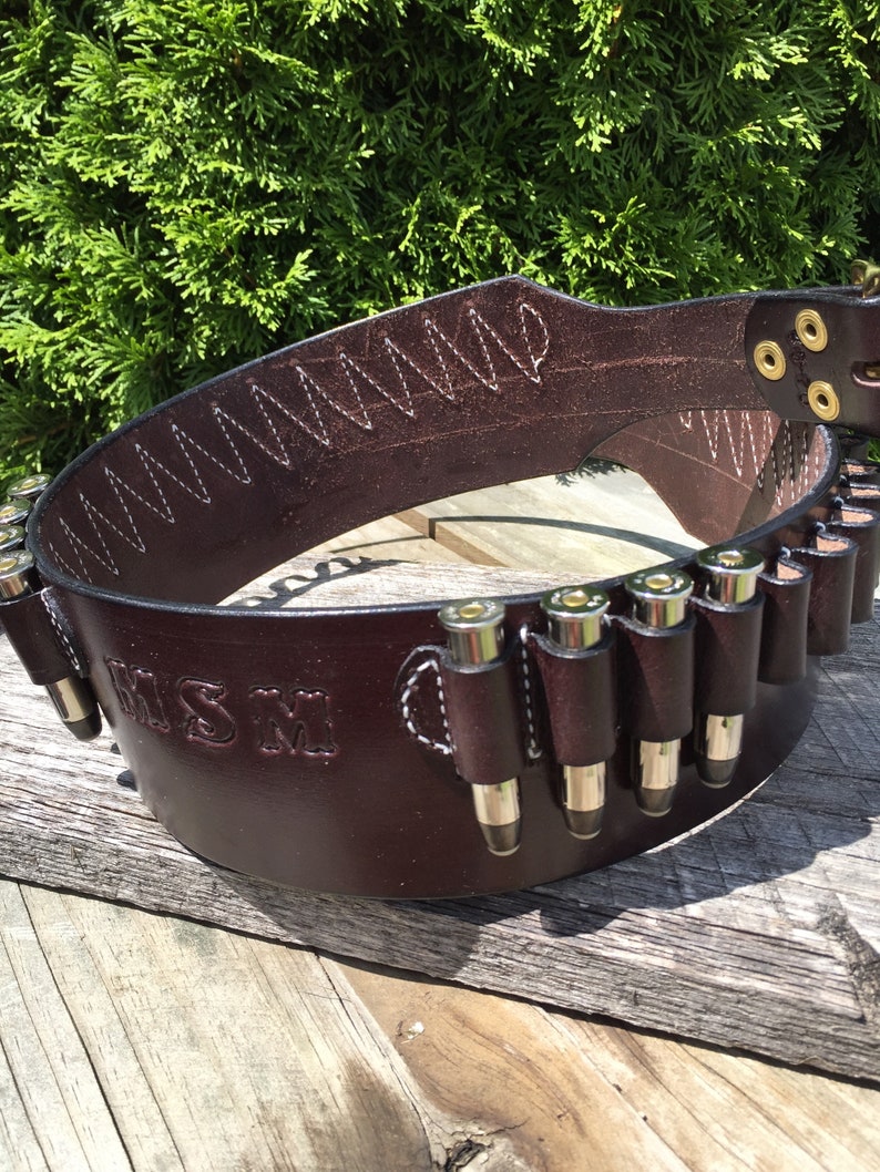 Quigley Down Under Look, Cartridge Belts 1 ply, 3-1/4 Wide, All Calibers & Shells, Custom SASS work for the Single Action Shooting Society, image 6