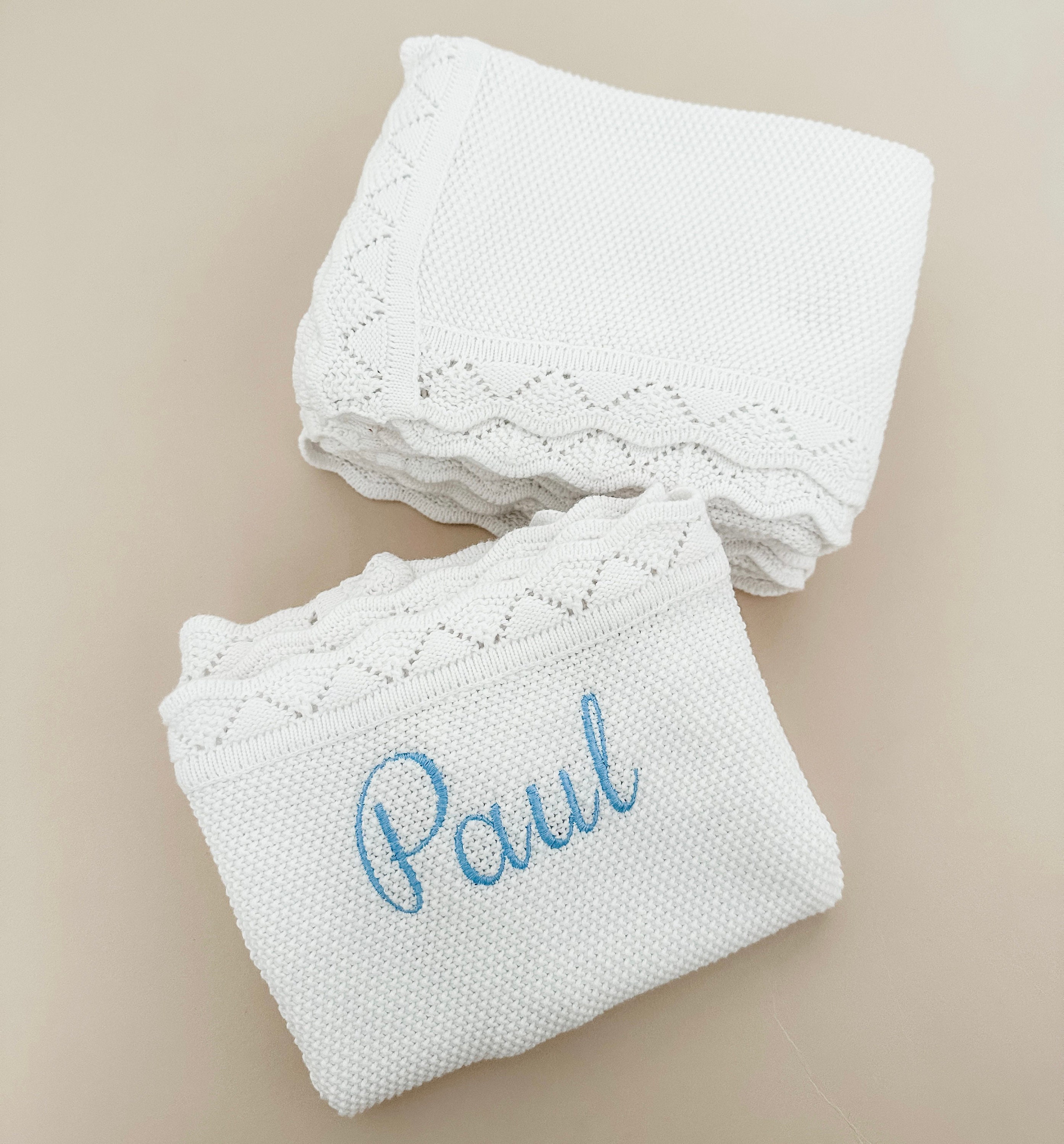 Baby Blanket. Cotton Baby Knit Blanket, Wholesale, Personalized Receiving Cover