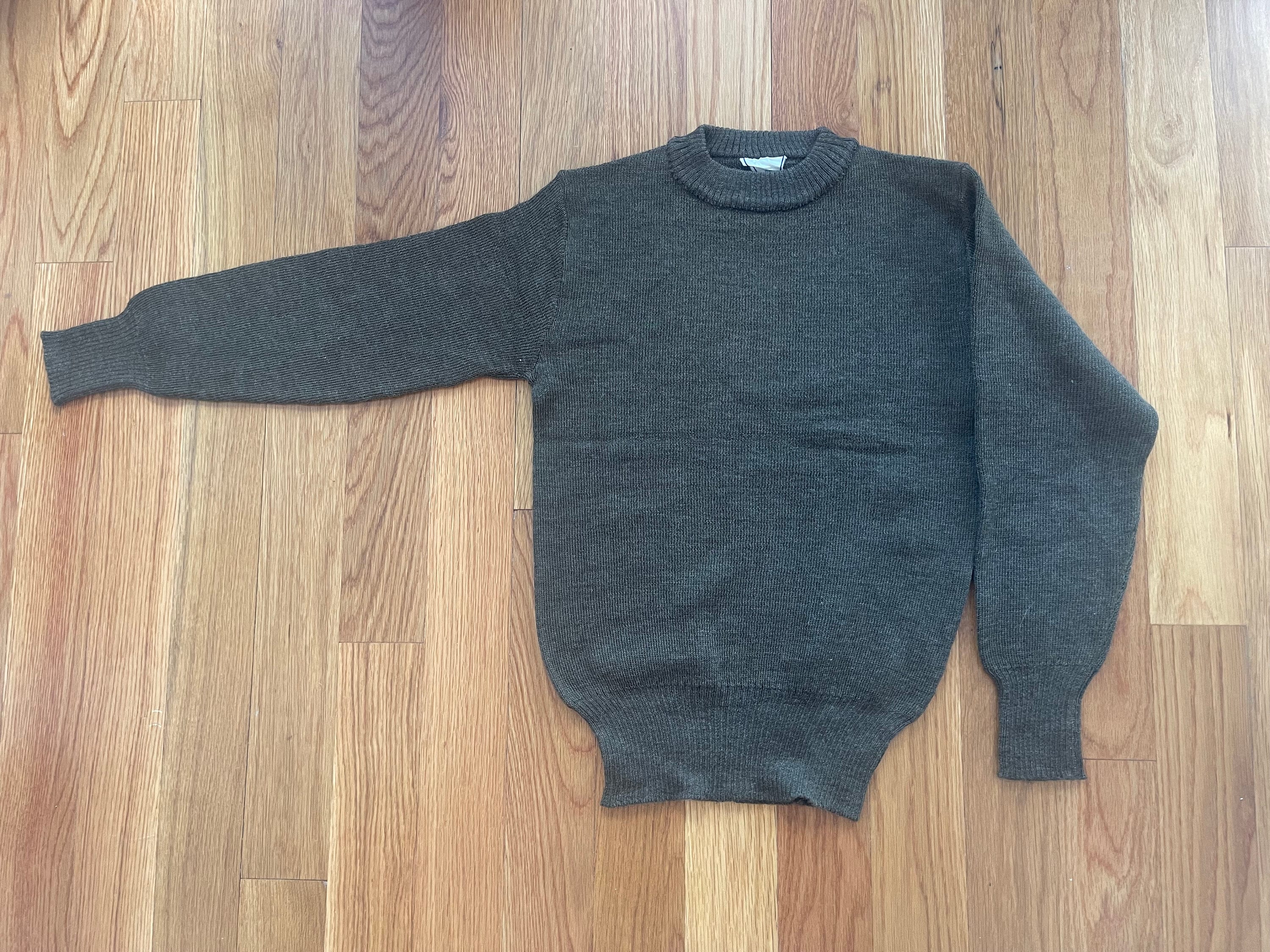 WWII 1940s French Military Wool Sweater Size S Never Worn deadstock Etsy