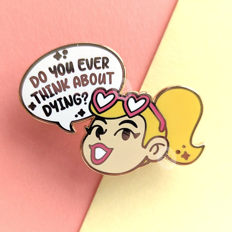 Existential Barb Enamel Pin image 1