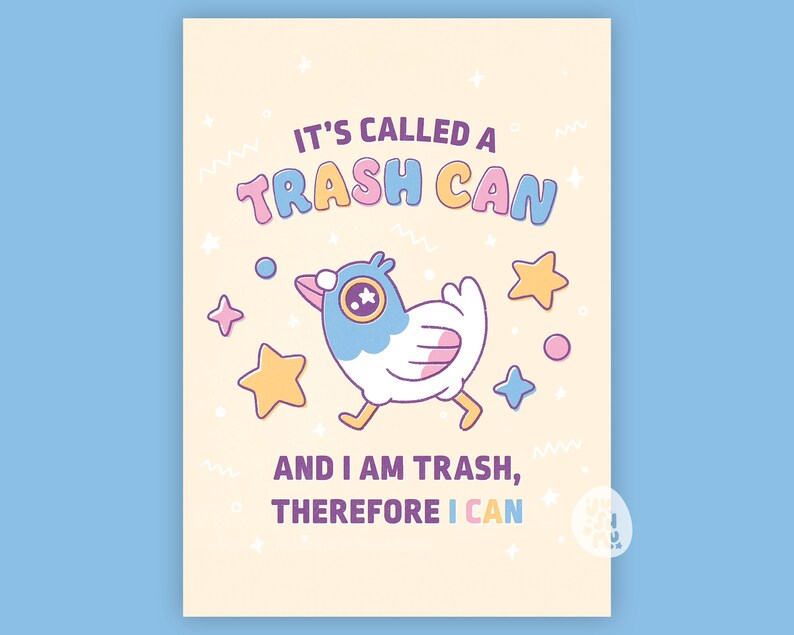 Trash CAN Art Print image 1