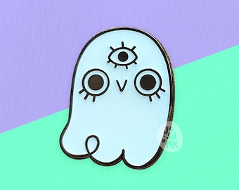 Lil Ghost Glow in the Dark Enamel Pin