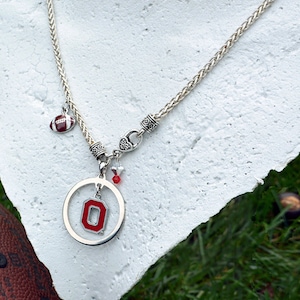 Ohio State University Buckeye Necklace