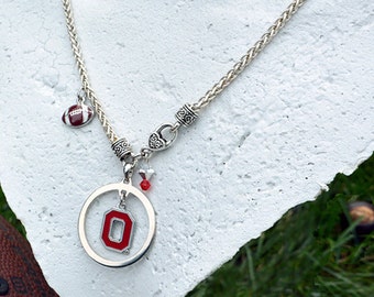 Ohio State University Buckeye Necklace
