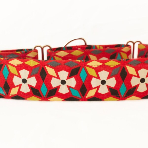 Funky Flower 2 Inch Martingale kraag