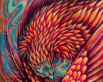 Phoenix | original painting on canvas