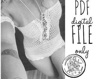 Sexy Crochet Romper PDF Crochet Pattern
