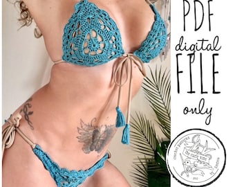 Sea Breeze Lace Bikini PDF Crochet Pattern