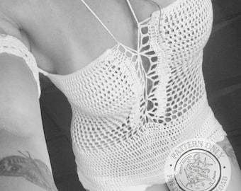 Sexy Crochet Romper PDF Crochet Pattern