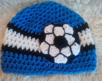 Crochet soccer hat hotsell