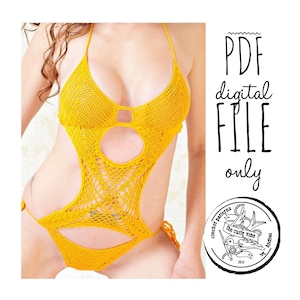 Peekaboo Monokini PDF Crochet Pattern