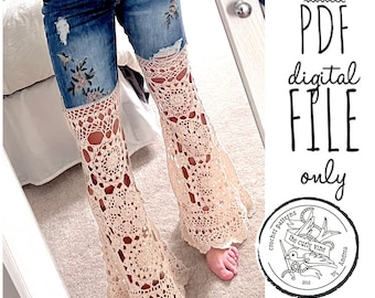 Crochet Lace Pants　38 Ayliss Women Crochet Lace Swim Pants - Knitted Hollow Out