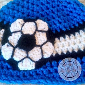 Crochet Soccer Ball Patch Pattern PDF, Digital Download