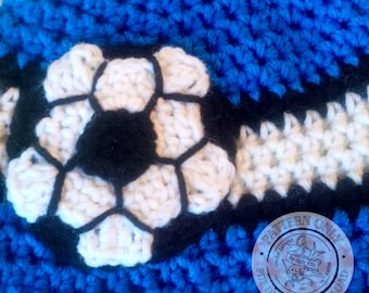 Crochet Soccer Ball Patch Pattern PDF, Digital Download