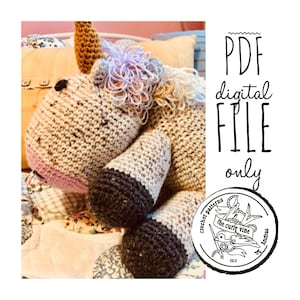 PATTERN ONLY!!  Crochet Unicorn Pattern.