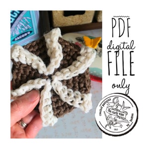 Crochet Spiral Dish Scrubby Pattern