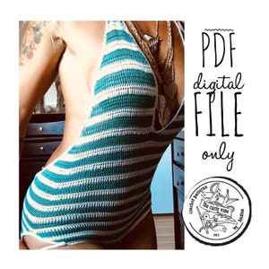 Green is the New Gold PDF Crochet Swimsuit Pattern