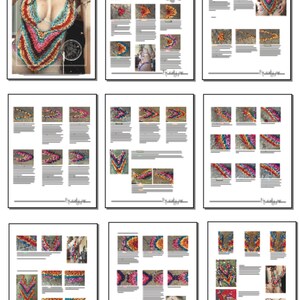 Rainbow Monokini PDF Crochet Pattern image 2