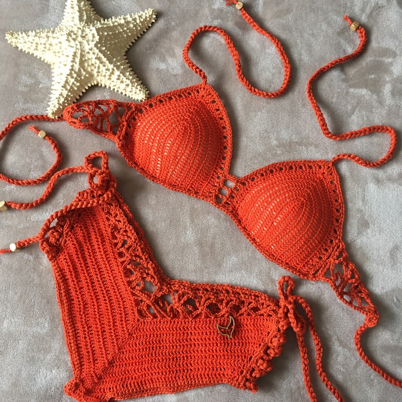 Starfish Boho Bikini PDF Crochet Pattern Digital File Only - Etsy