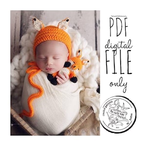 Fox Baby Set PDF Crochet Pattern