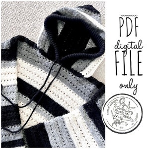 In da Hoodie Crochet Hoodie Sweater PDF Pattern