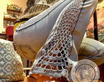 Crochet BELLBOTTOM Jeans PDF Crochet Pattern Digital File Only