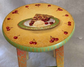 bar stool, hand painted bar stool, hand painted furniture, bar stools, painted furniture
