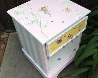 hand painted furniture folk art fairy night stand hand painted furniture hand etsy hand painted furniture folk art fairy night stand hand painted furniture hand etsy