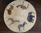 safari table and chair set, painted children 39 s furniture, painted kids tables