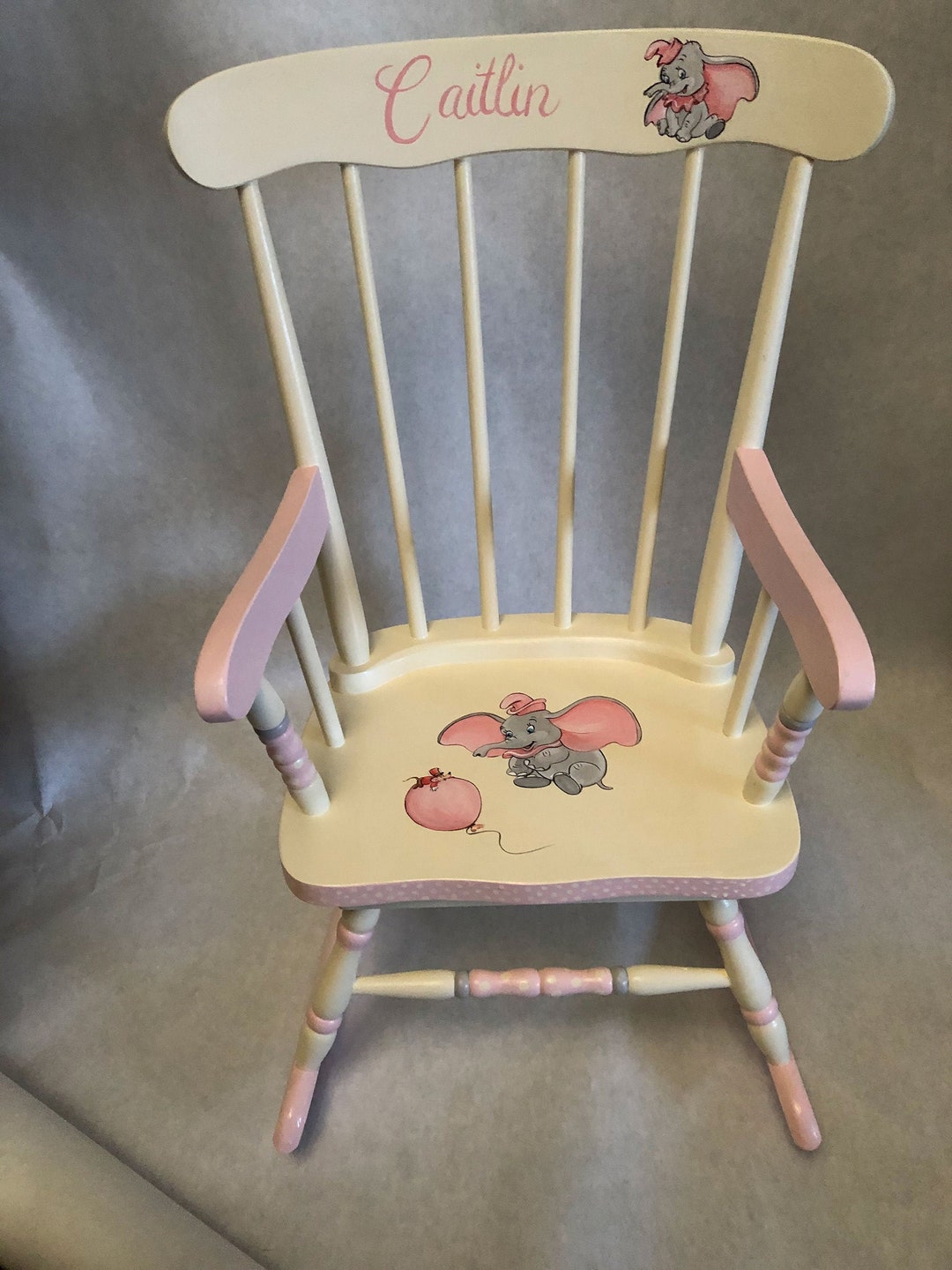 Child's Rocking Chairs, Hand Painted Kids Rocking Chit, Baby Shower ...