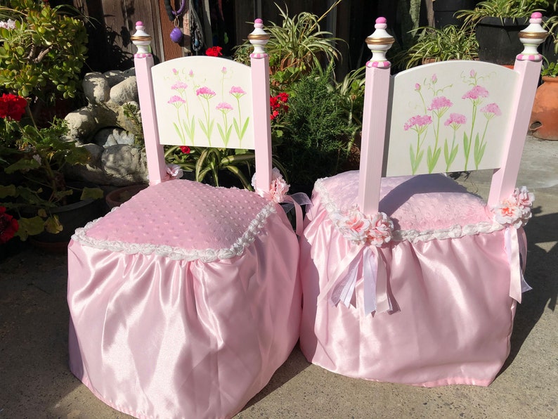 Princess Table and Chair Set Hand Painted Child's Table Etsy
