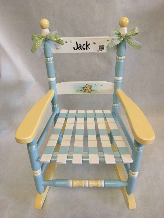 personalized childs rocking chair