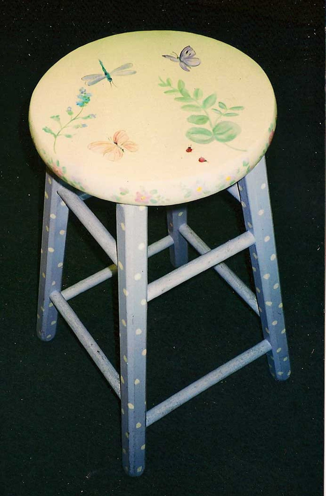 Bar Stools, Kitchen Bar Stools, Painted Bar Stools, Butterfly Bar Stool