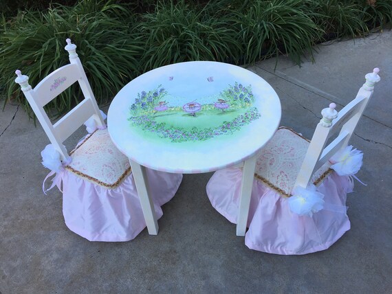 kids princess table and chairs