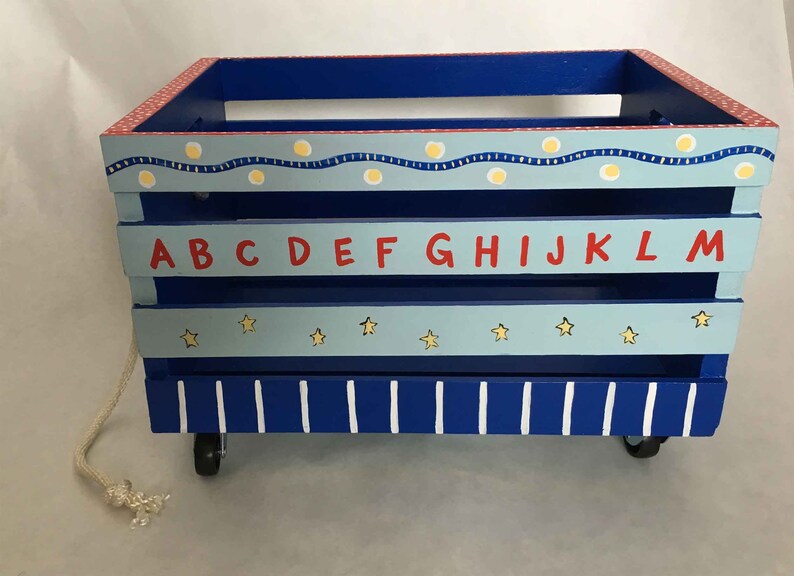 toy box with book case