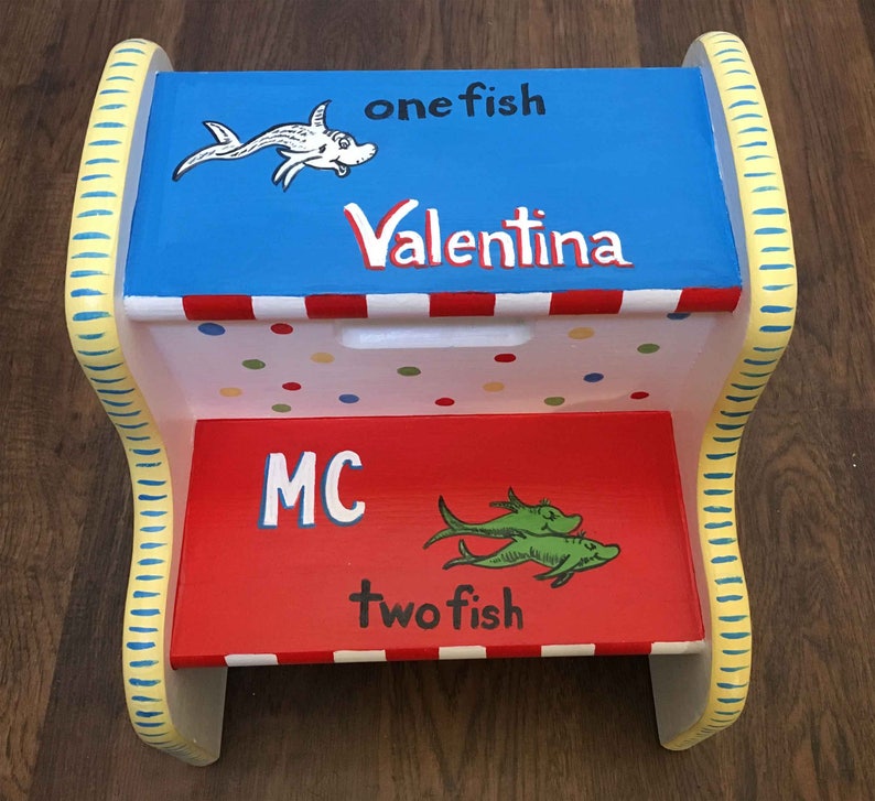 child/'s step stool hand painted kids step stool hand painted furniture