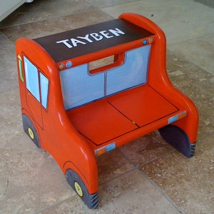 Kid Truck Step Stool - Etsy