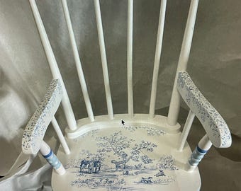 child's rocking chair, hand painted rocking chair, children's personalized gifts