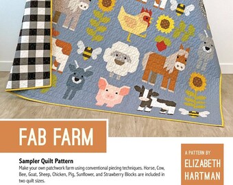 Fab Farm Quilt Pattern by Elizabeth Hartman