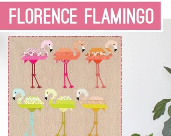 Florence Flamingo Quilt Pattern by Elizabeth Hartman