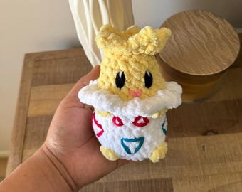 Egg Togepi crochet plush Amigurumi