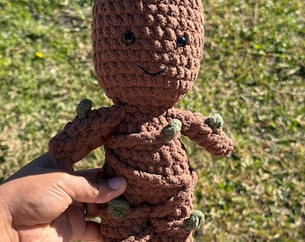 Baby Groot Amigurumi crochet plushie