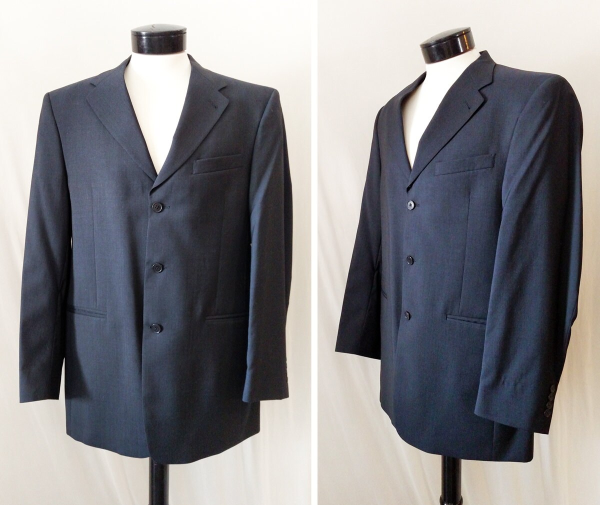 Mens Murano Sports Coat Navy Blue Blazer Sport Coat Made in Italy Fine Wool Worsted Sports Coat With Original Tag Men s Size 42 L Etsy Ireland