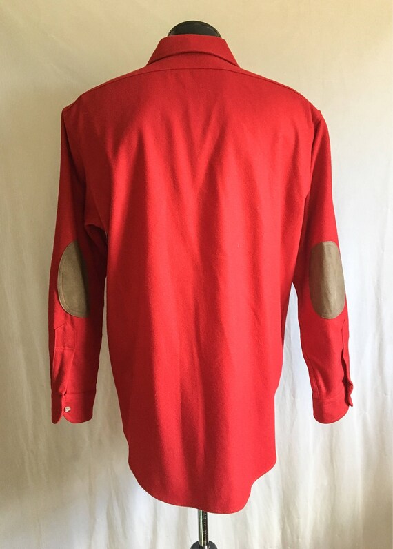 Vintage Pendleton Wool Flannel Shirt - Crimson Re… - image 2