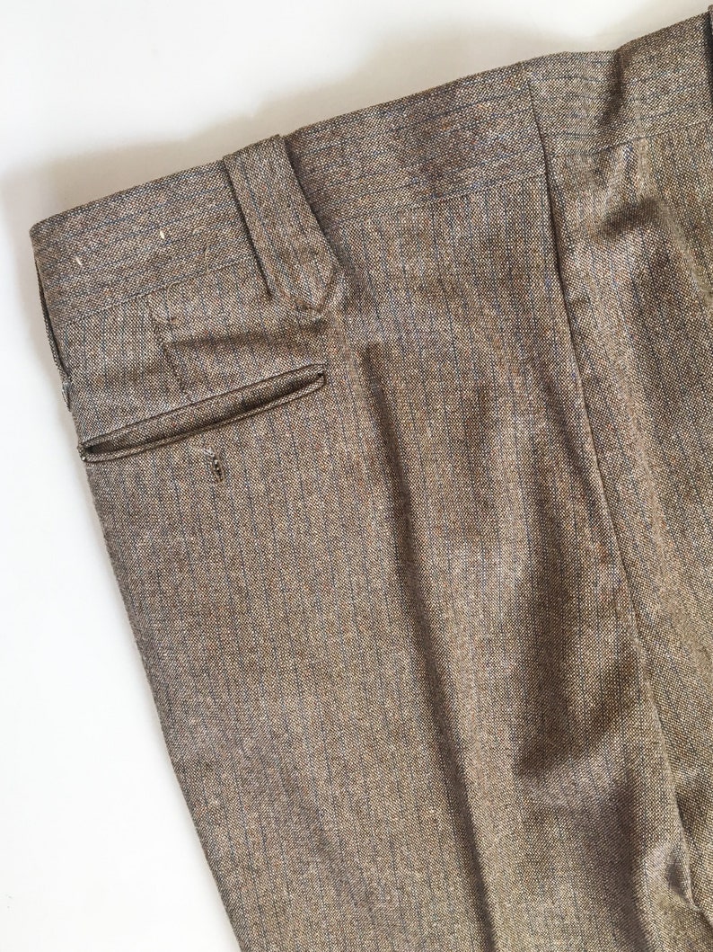 Mens Vintage Mend Suit by Prestige West Grey Taupe Tan Two Piece Suit Wool Suit Mens 2 Piece Suit Western Suit Size 42 Chest