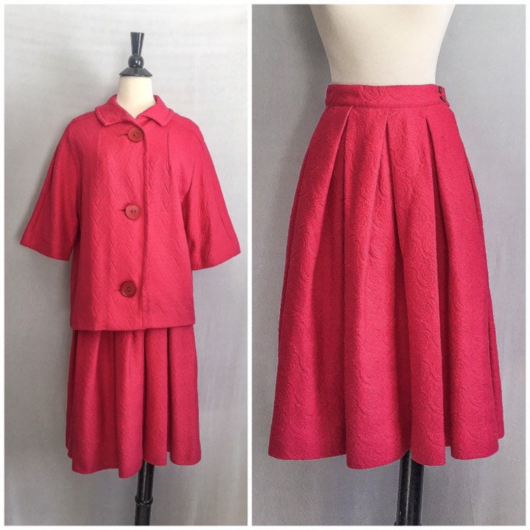 fit and flare skirt suit