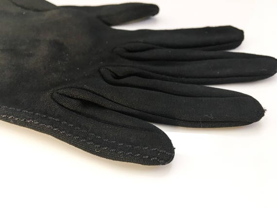 VAN RAALTE Black Designer Gloves // Mid Century 5… - image 2