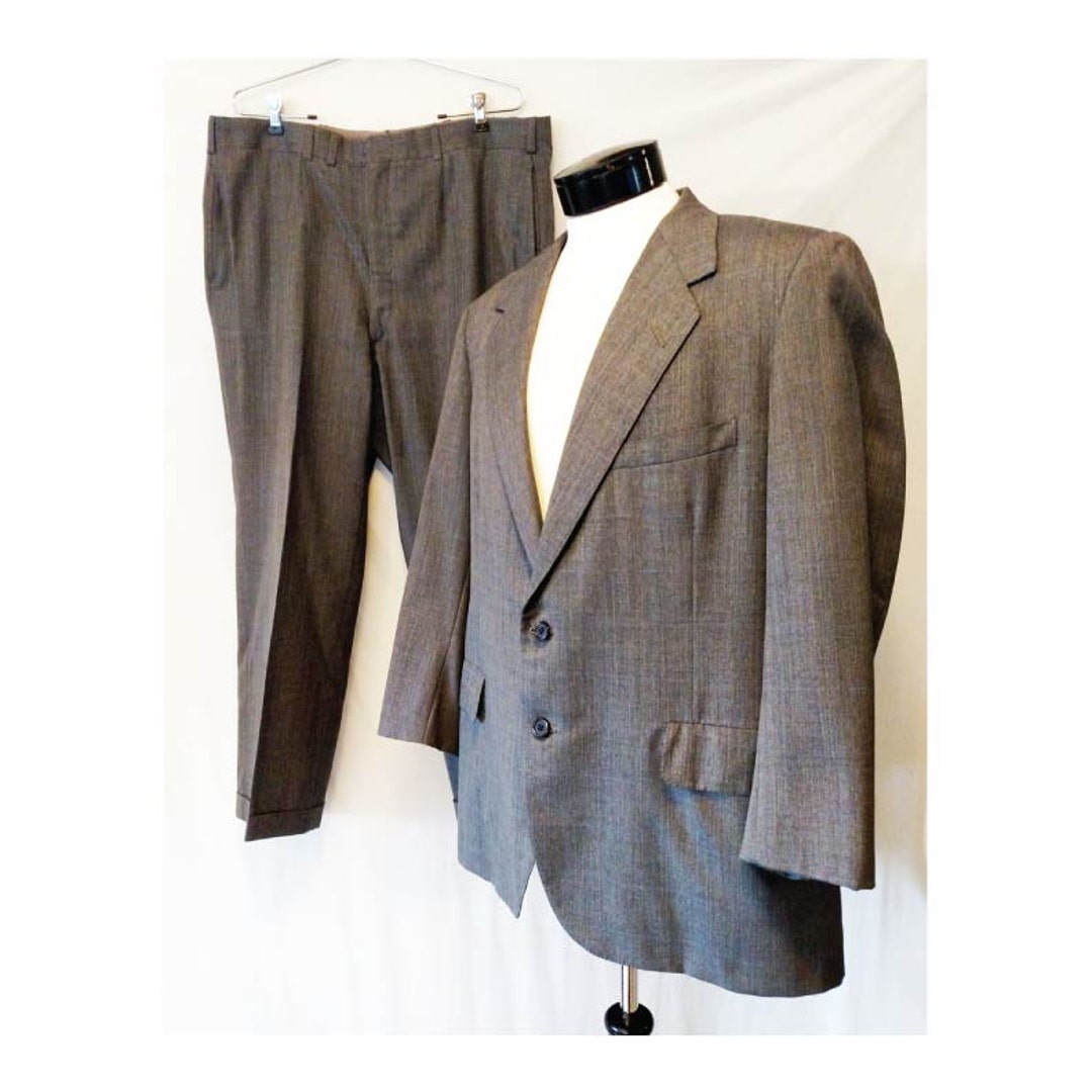 Oxxford Clothes Barneys New York Suit // Super Worsted Gray Suit ...