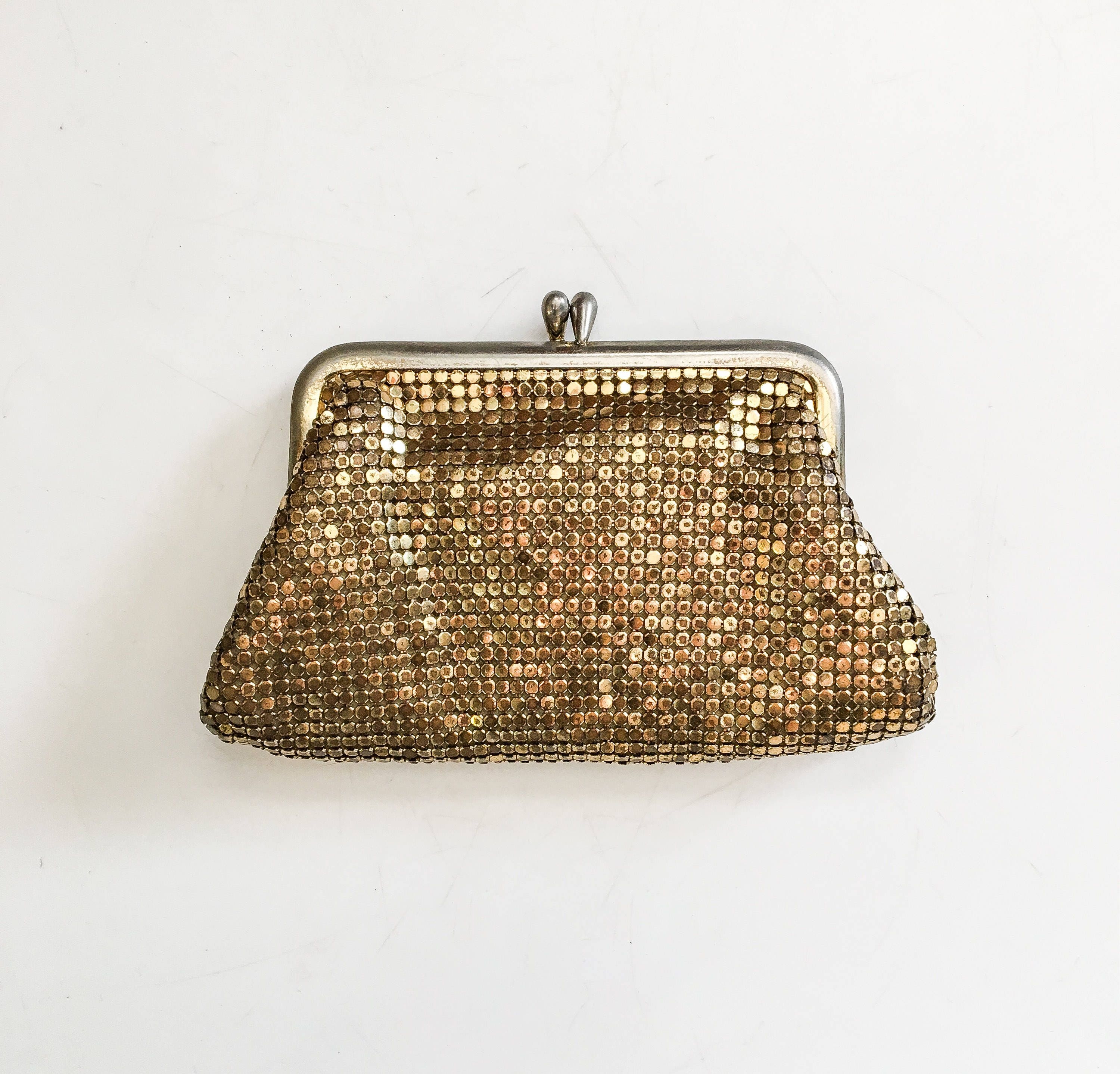 whiting and davis vintage coin purse