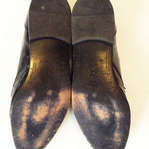 Vintage Black Adolfo Shoes // ADOLFO Men's Patent Leather - Etsy